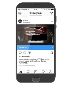 Primer Instagram video oglasa
