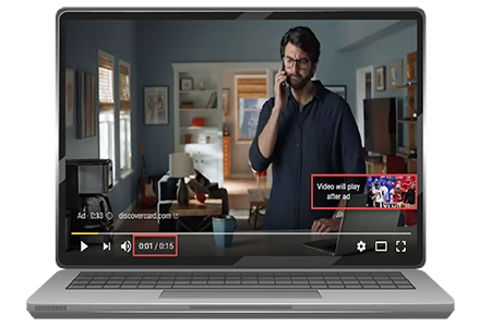 Primer Google oglasa na YouTube-u