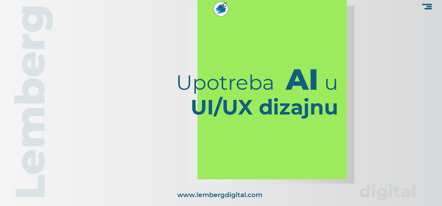 Upotreba veštačke inteligencije (AI) u UI/UX dizajnu